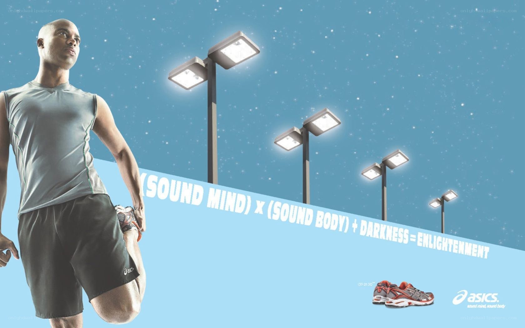 Asics running ad