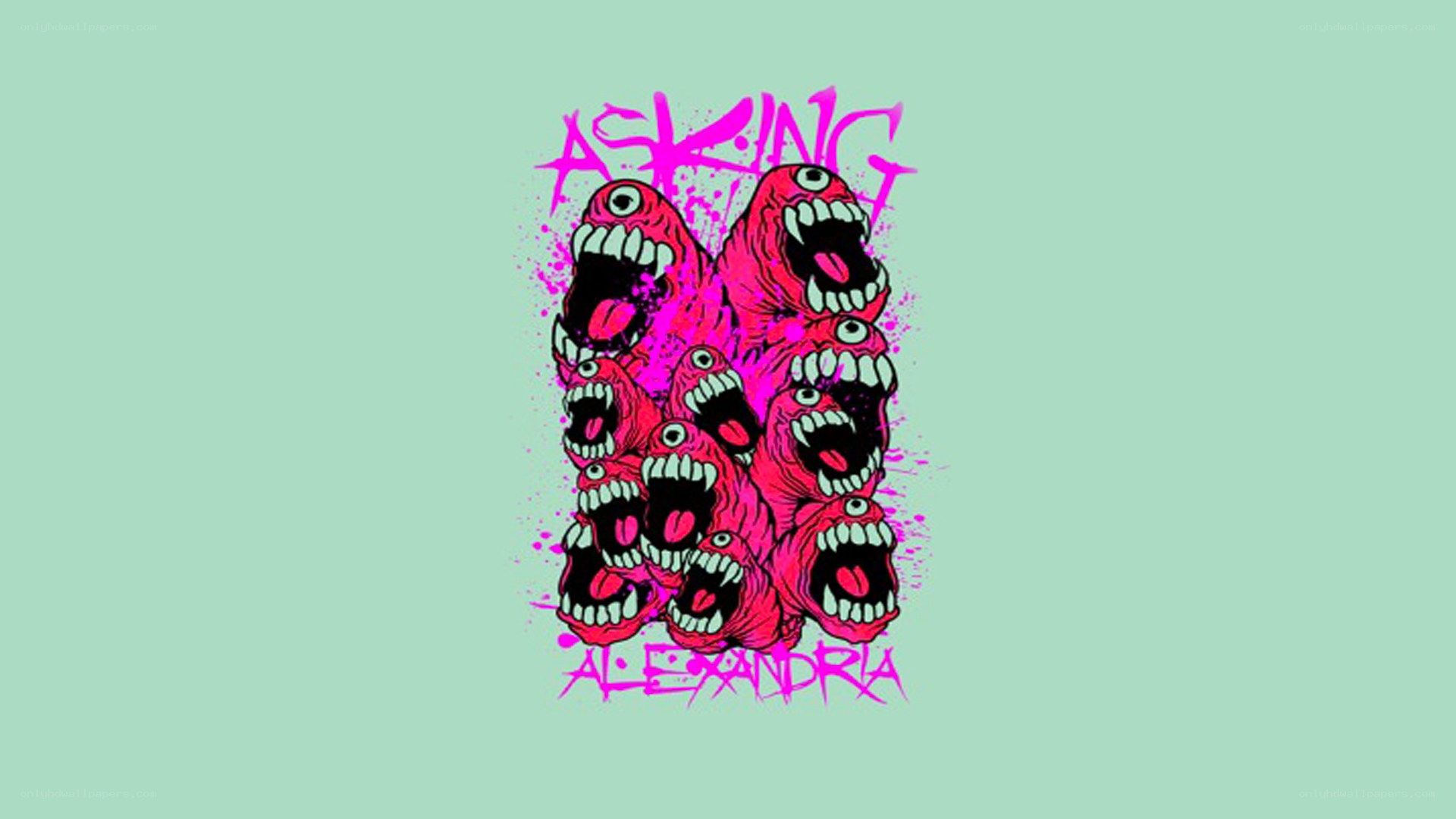 Asking Alexandria band art