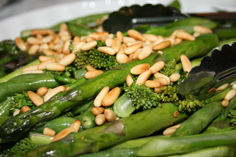asparagus and pine nut salad