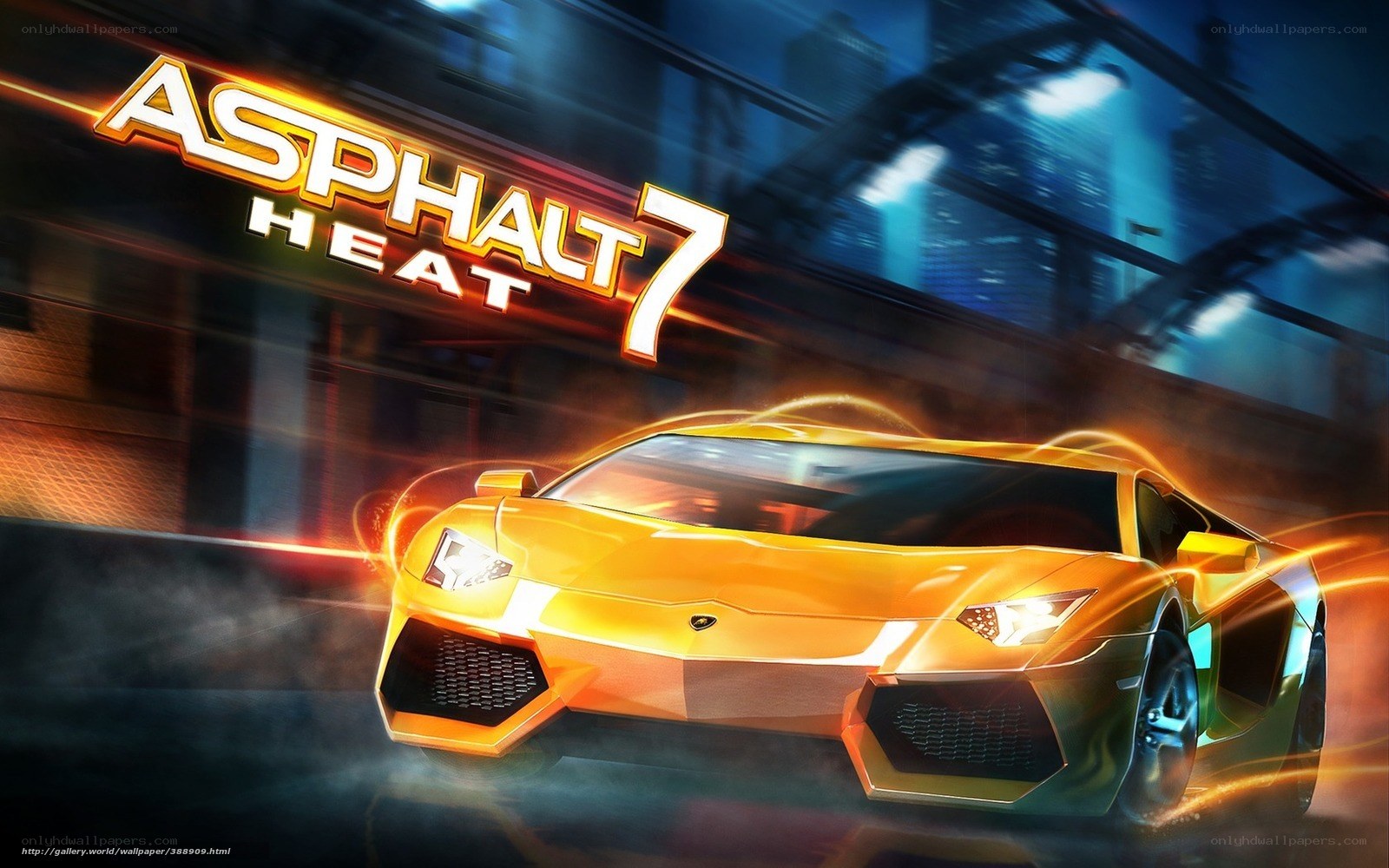 Asphalt 7 Heat game art