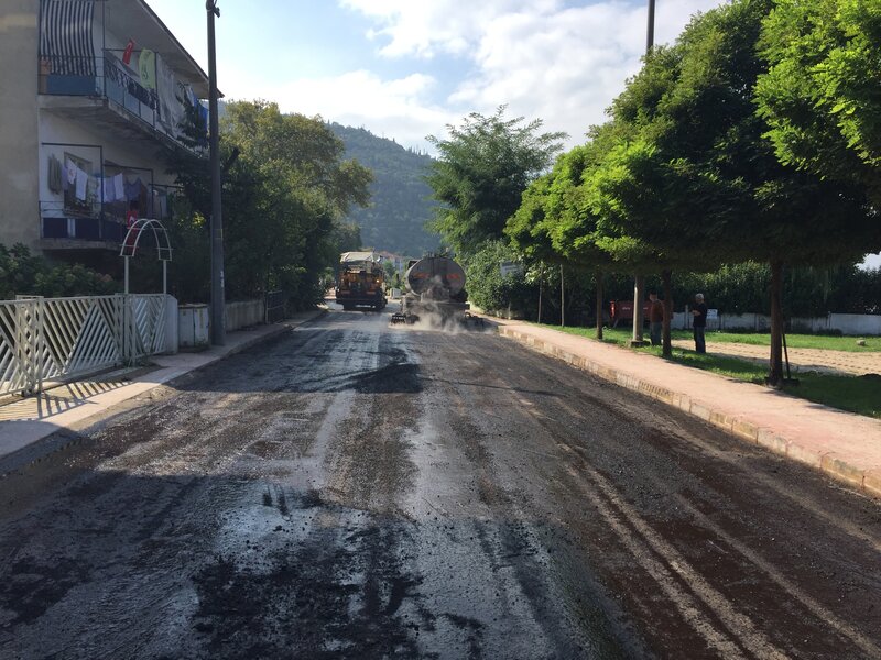 Asphalt Road Construction