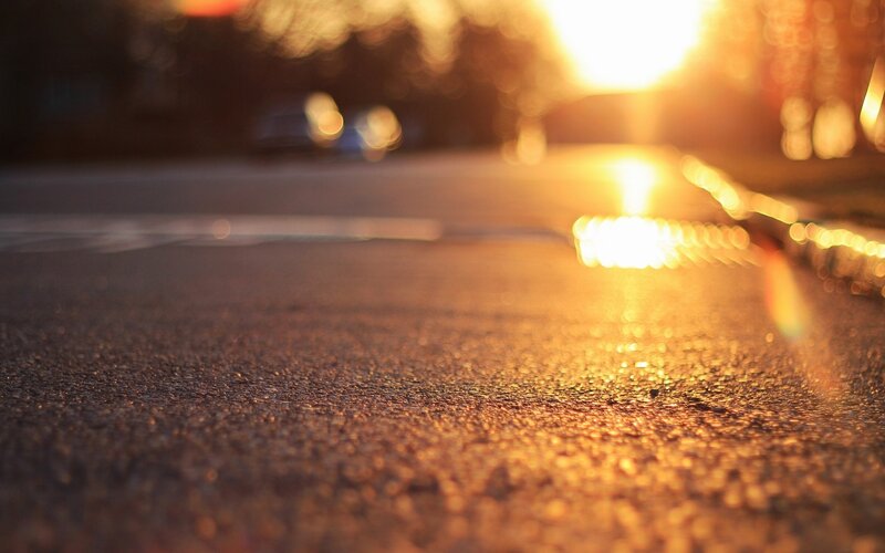 Asphalt Road Surface — Gold