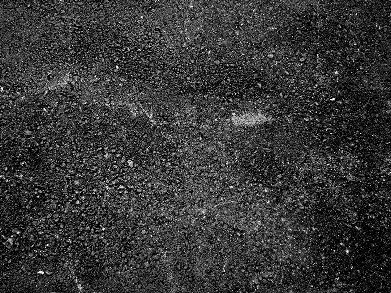 Asphalt Surface Texture — Black