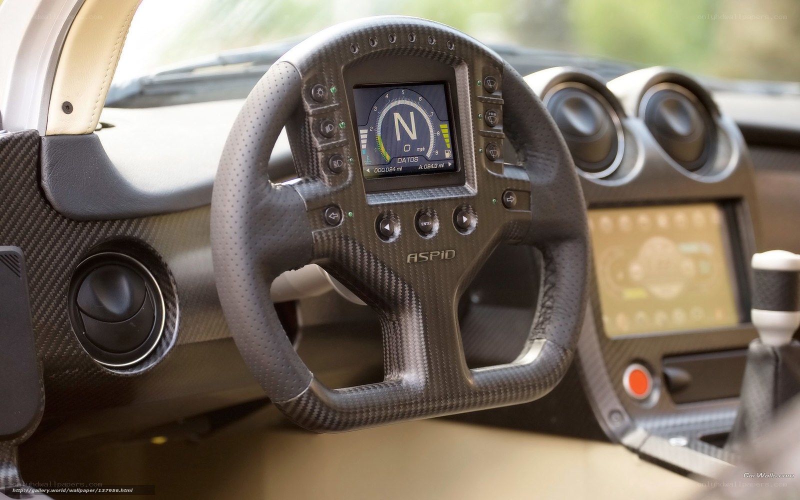 Aspid steering wheel interior