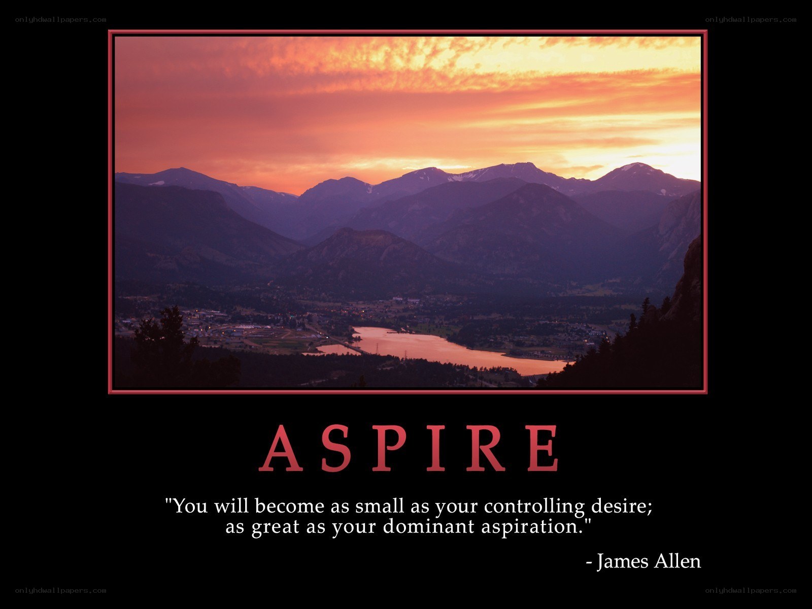 Aspire Motivational Poster