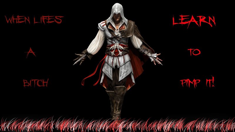 Assassin Character — Black, Dark, Dramatic