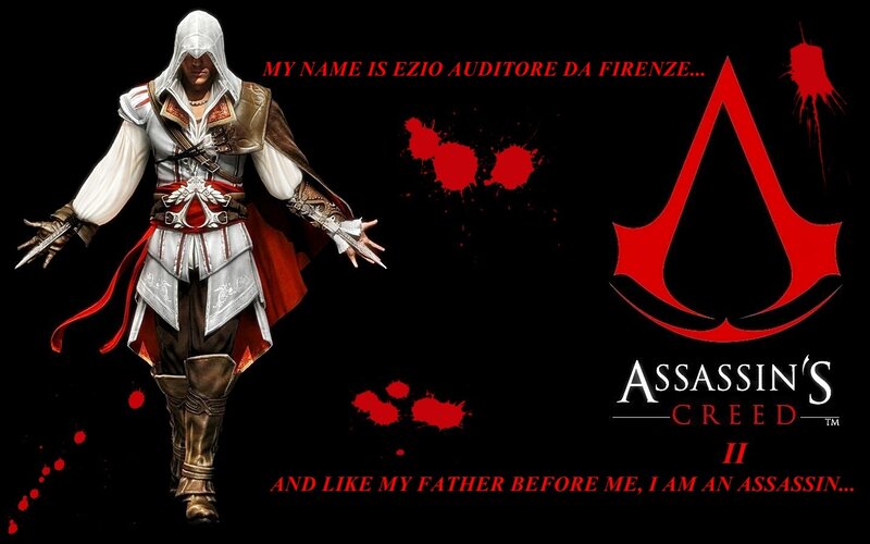 Assassin Character — Black, Dramatic