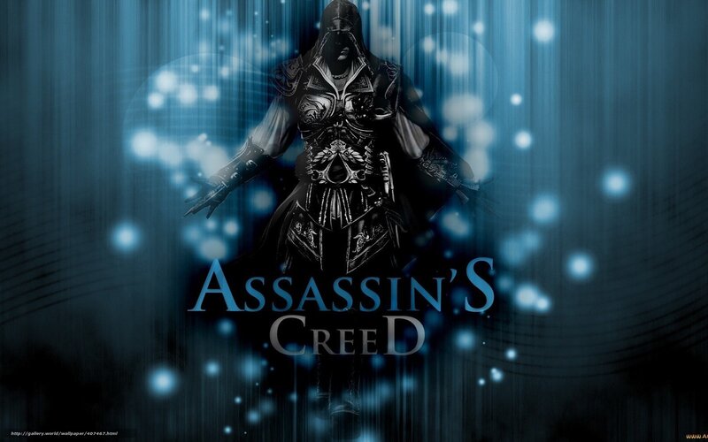 Assassin Character — Blue, Dramatic, Digital Art, Armor