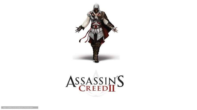 Assassin Character — White, Dramatic, Digital Art, Logo
