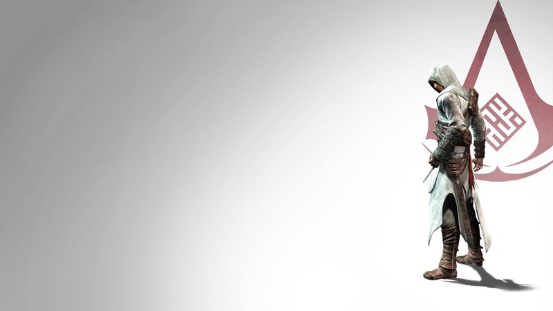 Assassin Character — White, Serious, 3d Render, Hooded Cloak