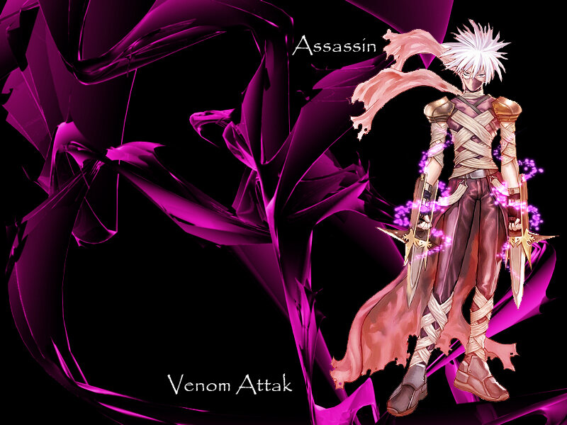 Assassin character with Venom Attack
