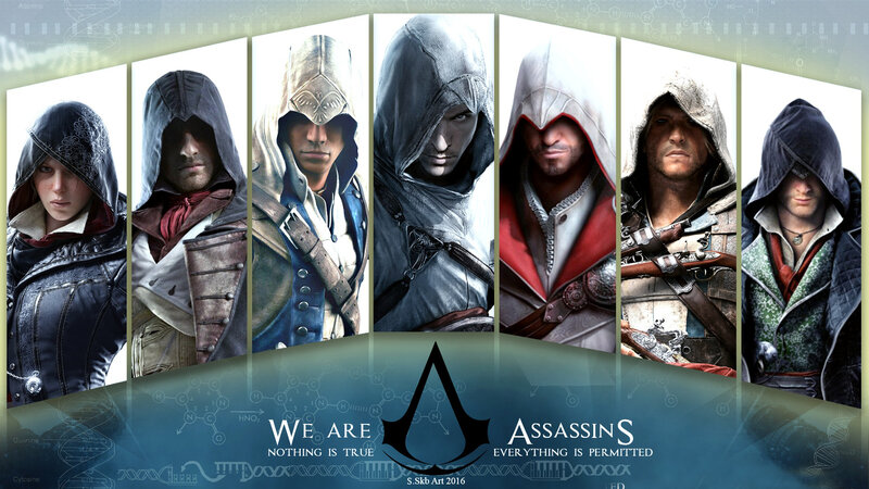 Assassin Characters — Blue
