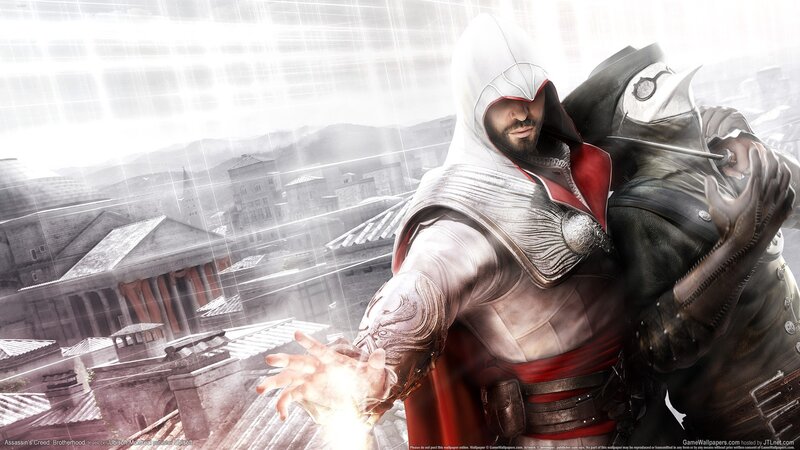 Assassin Holding Enemy — White