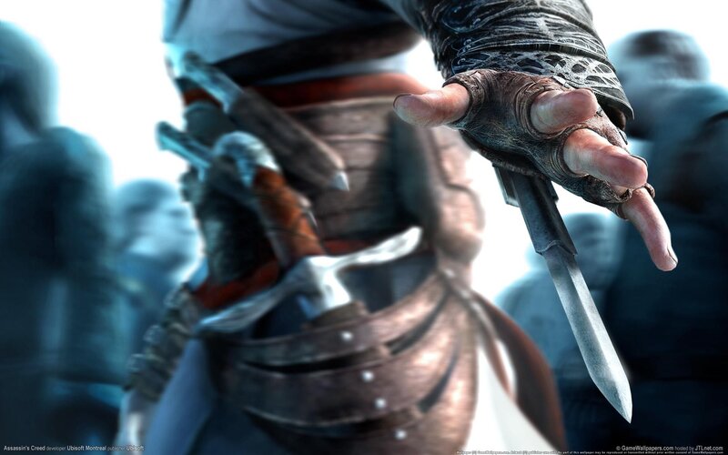 Assassin Holding Hidden Blade