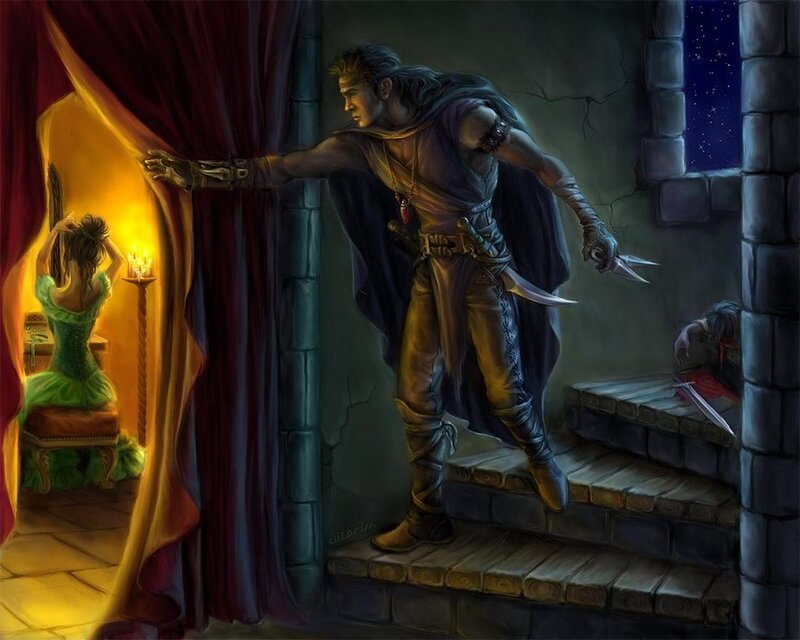 Assassin in a castle