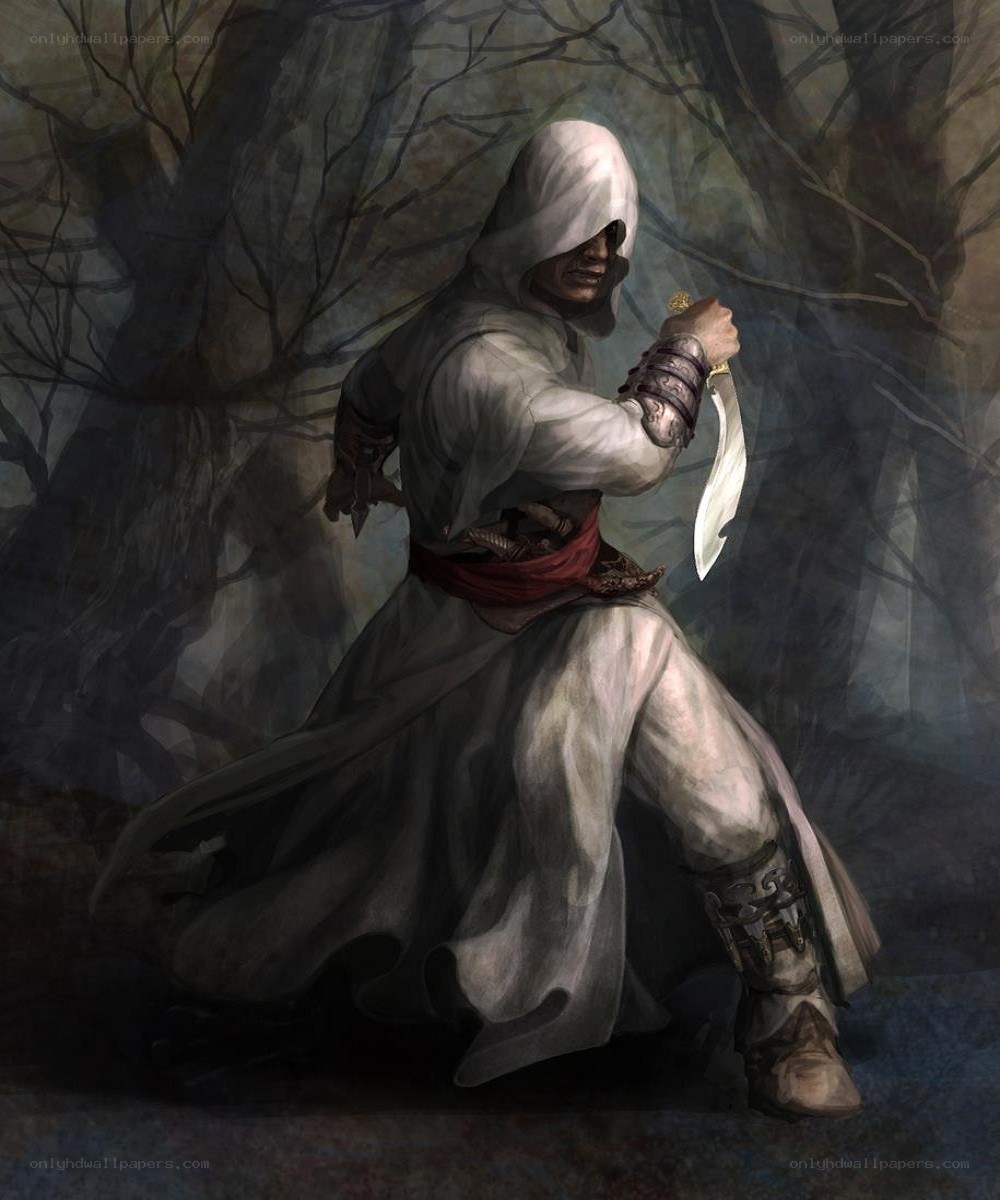Assassin in a dark forest