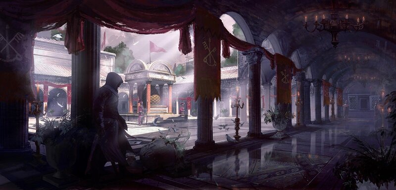 Assassin in a Hall — Purple