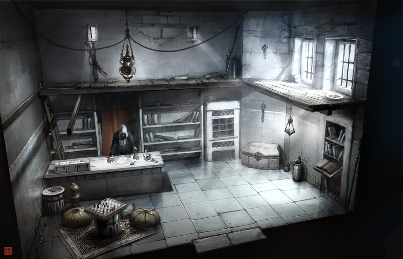 Assassin in a Room — Gray