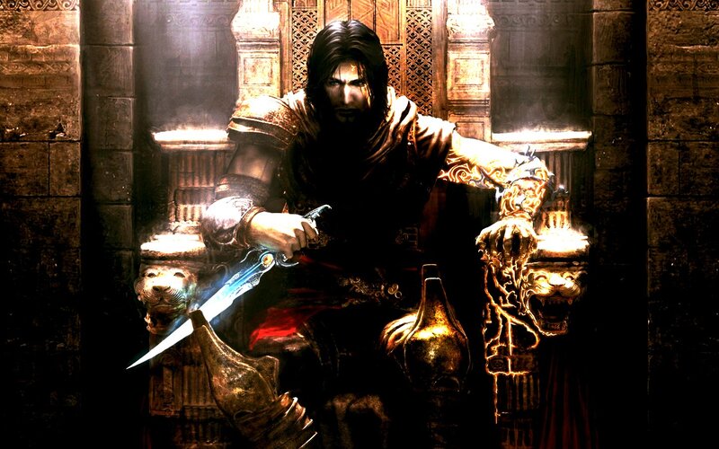 assassin in a throne room