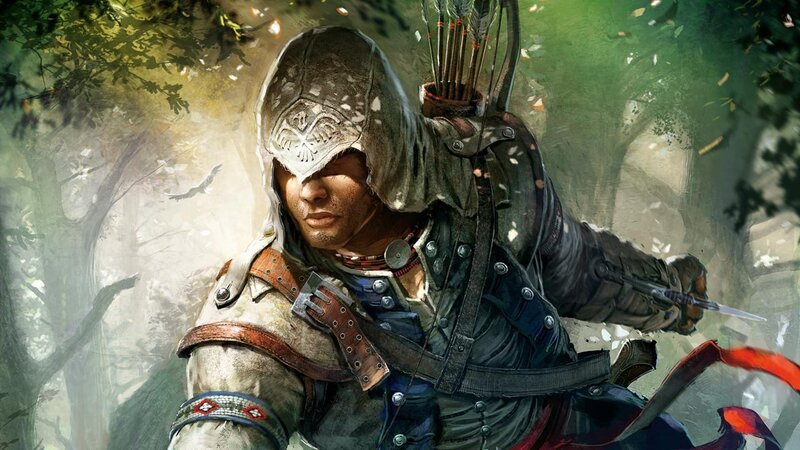 Assassin in Forest — Green, Dramatic, Afternoon