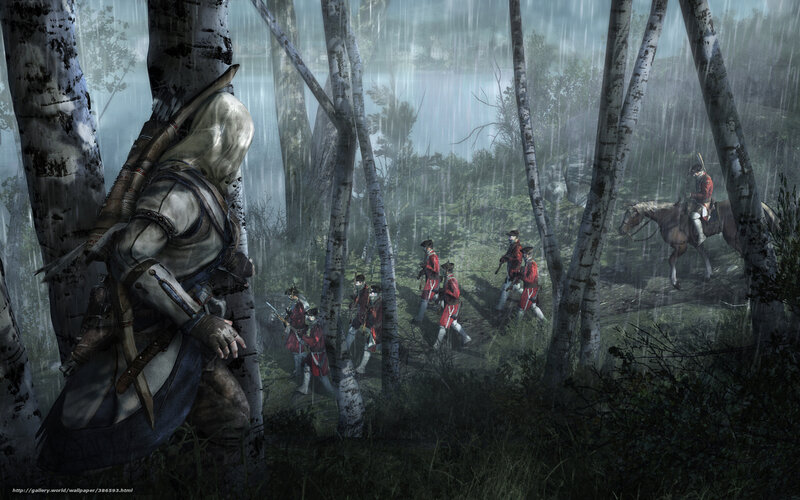 Assassin in Forest — Green