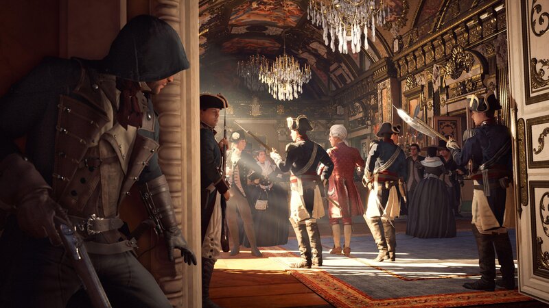 Assassin in Hallway