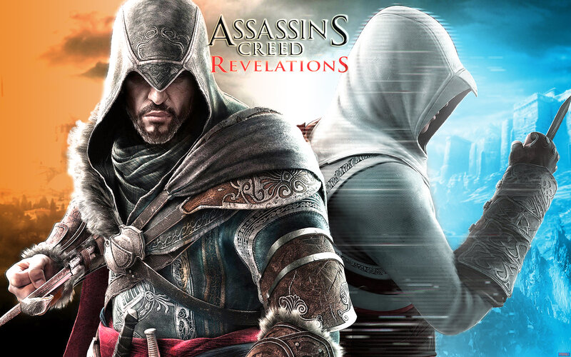 Assassin in Hooded Cloak — Orange, Dramatic