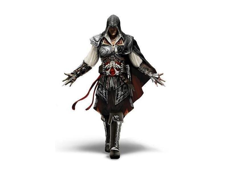 Assassin in Hooded Outfit