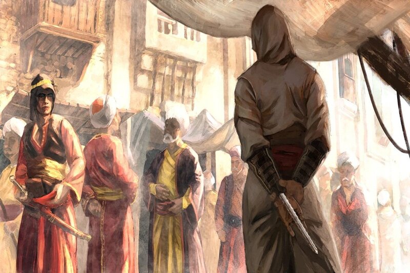 Assassin in Marketplace — Brown