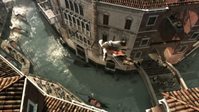 Assassin in Mid-air — Brown, Dramatic
