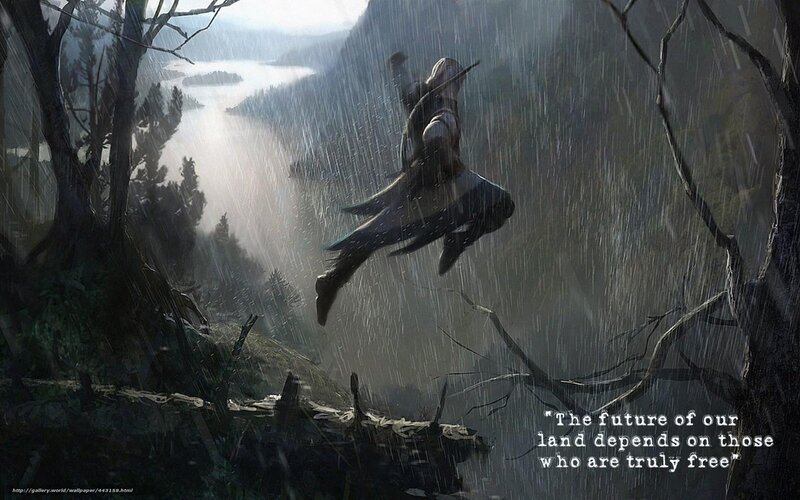 Assassin in Mid-air — Gray, Dramatic