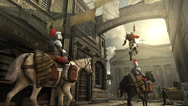 Assassin in Mid-air Jump — Gray