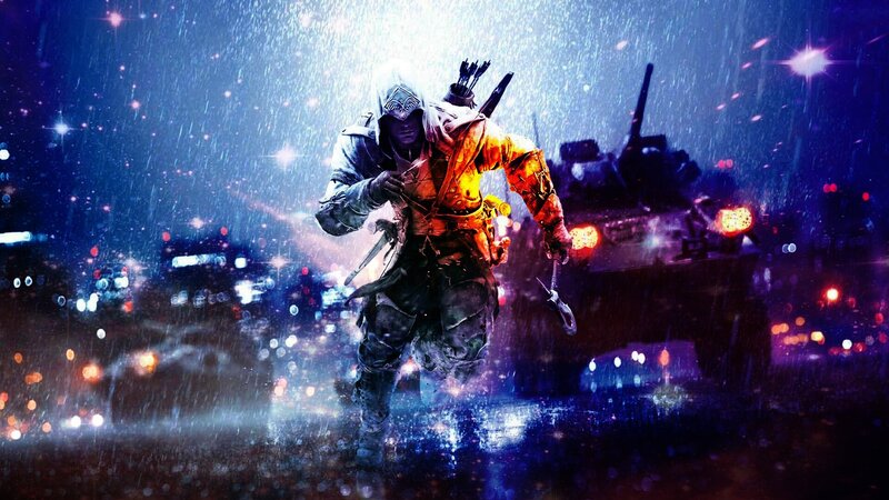Assassin in Rain — Blue