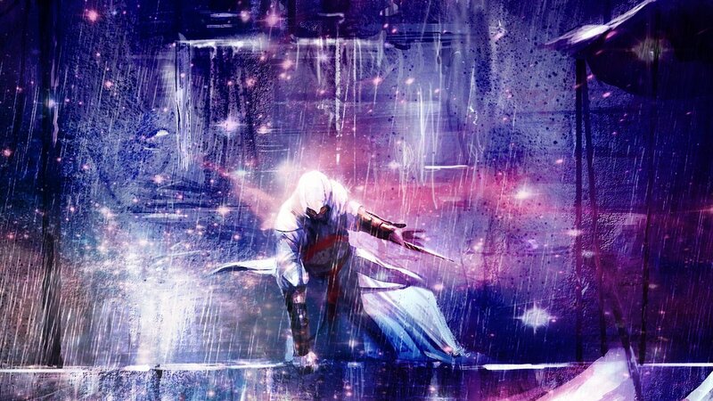 Assassin in Rain — Purple