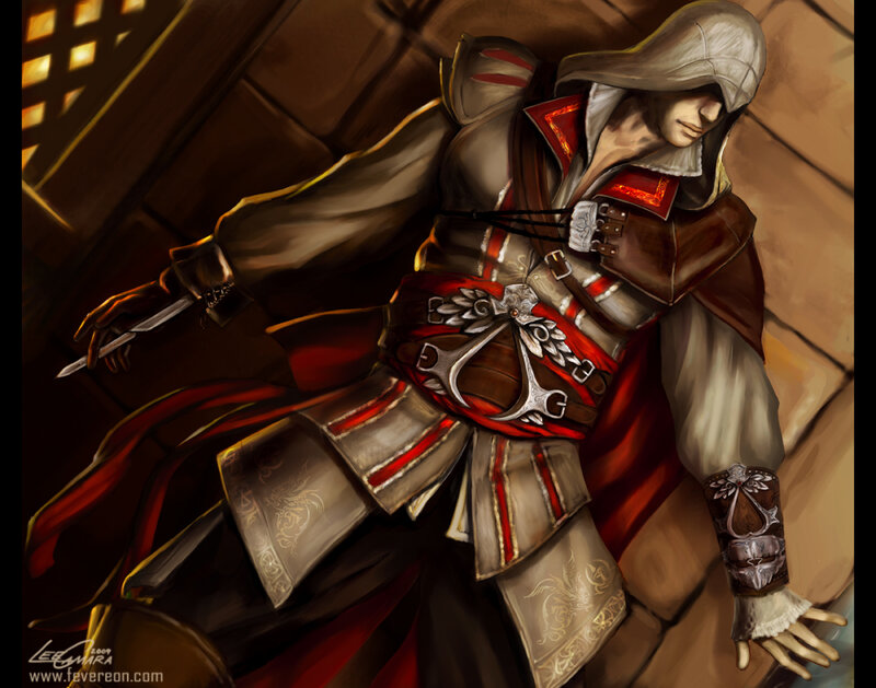 Assassin in Red and White Robes