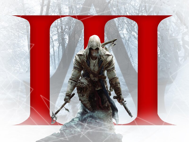 Assassin in Snowy Forest — Red, Dramatic, Winter, Digital Art, Snowy Forest