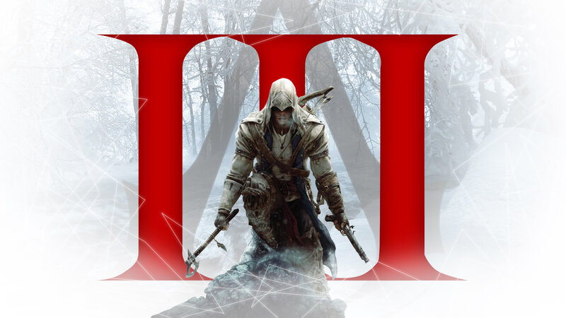 Assassin in Snowy Forest — Red, Dramatic, Winter