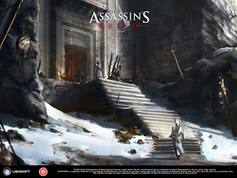 Assassin in Snowy Ruins
