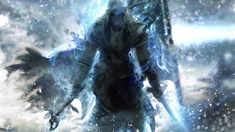 Assassin in Storm — Blue