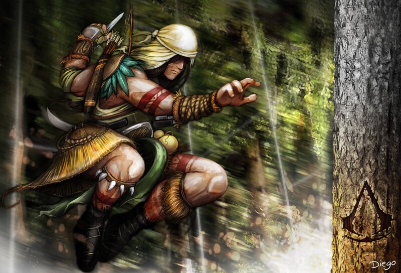 assassin in the forest