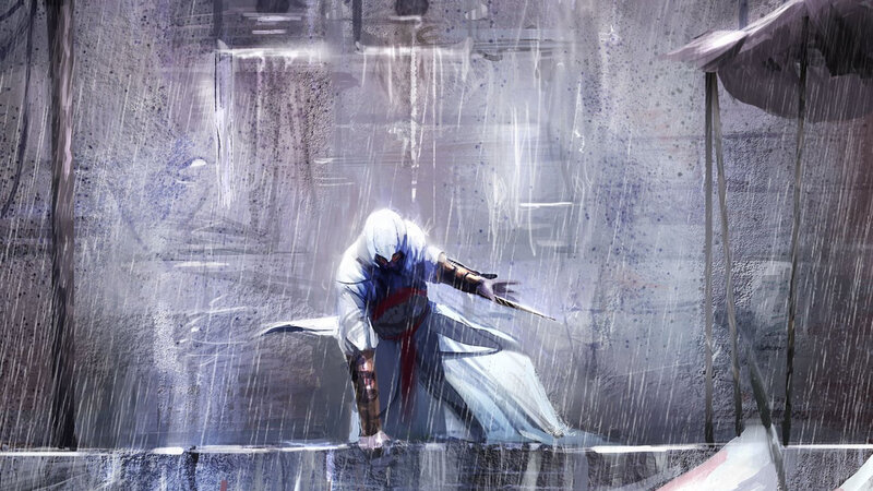 Assassin in the rain