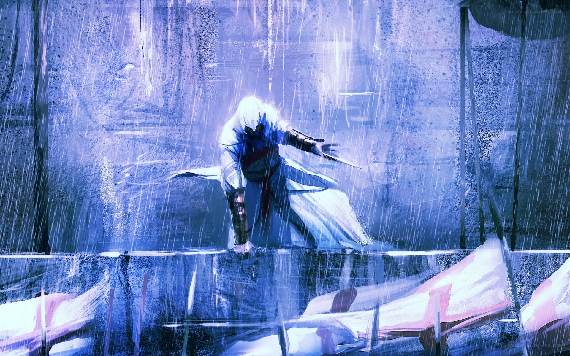 Assassin in the rain