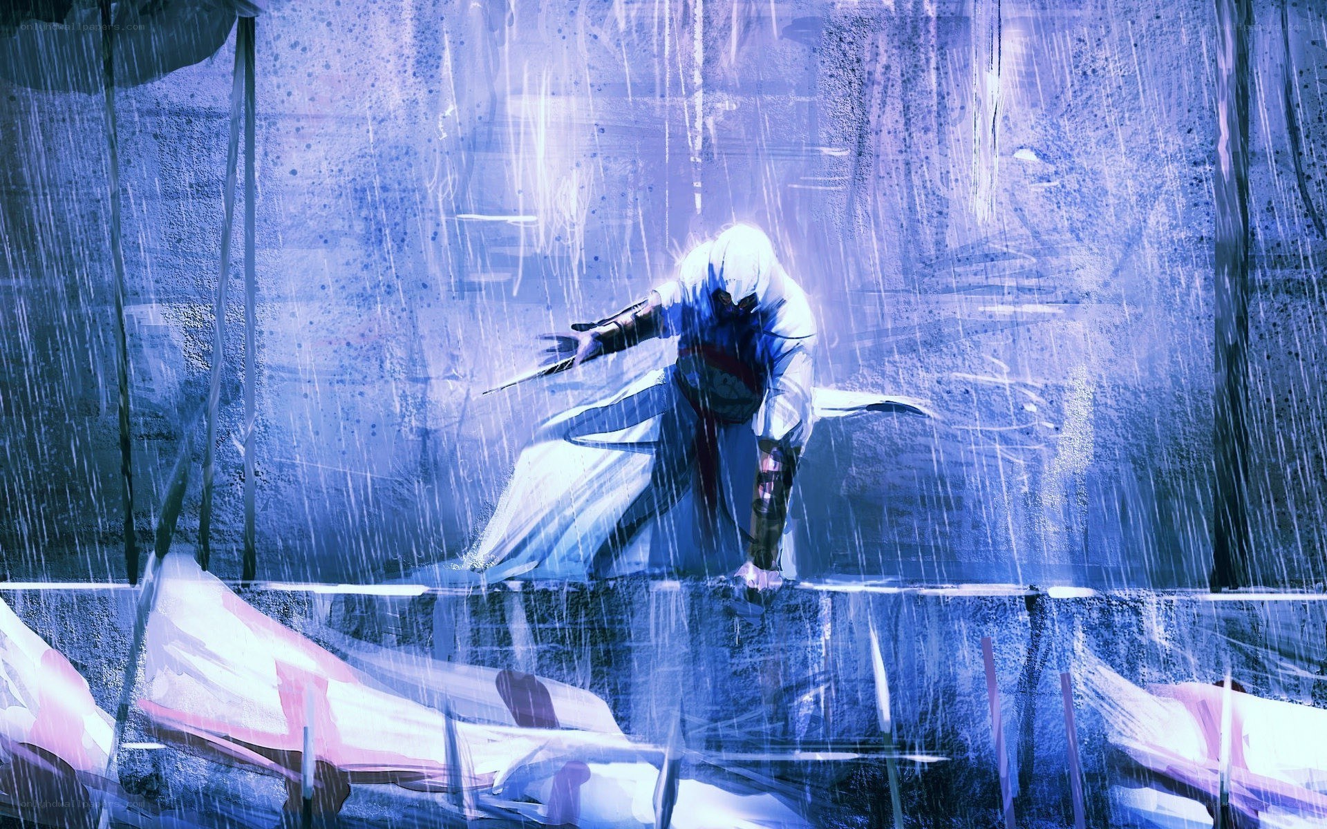 Assassin in the rain