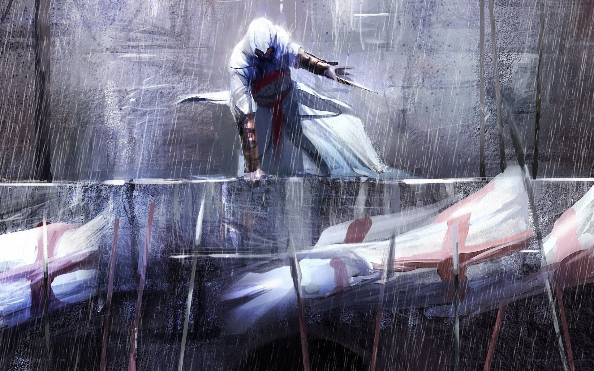 Assassin in the rain