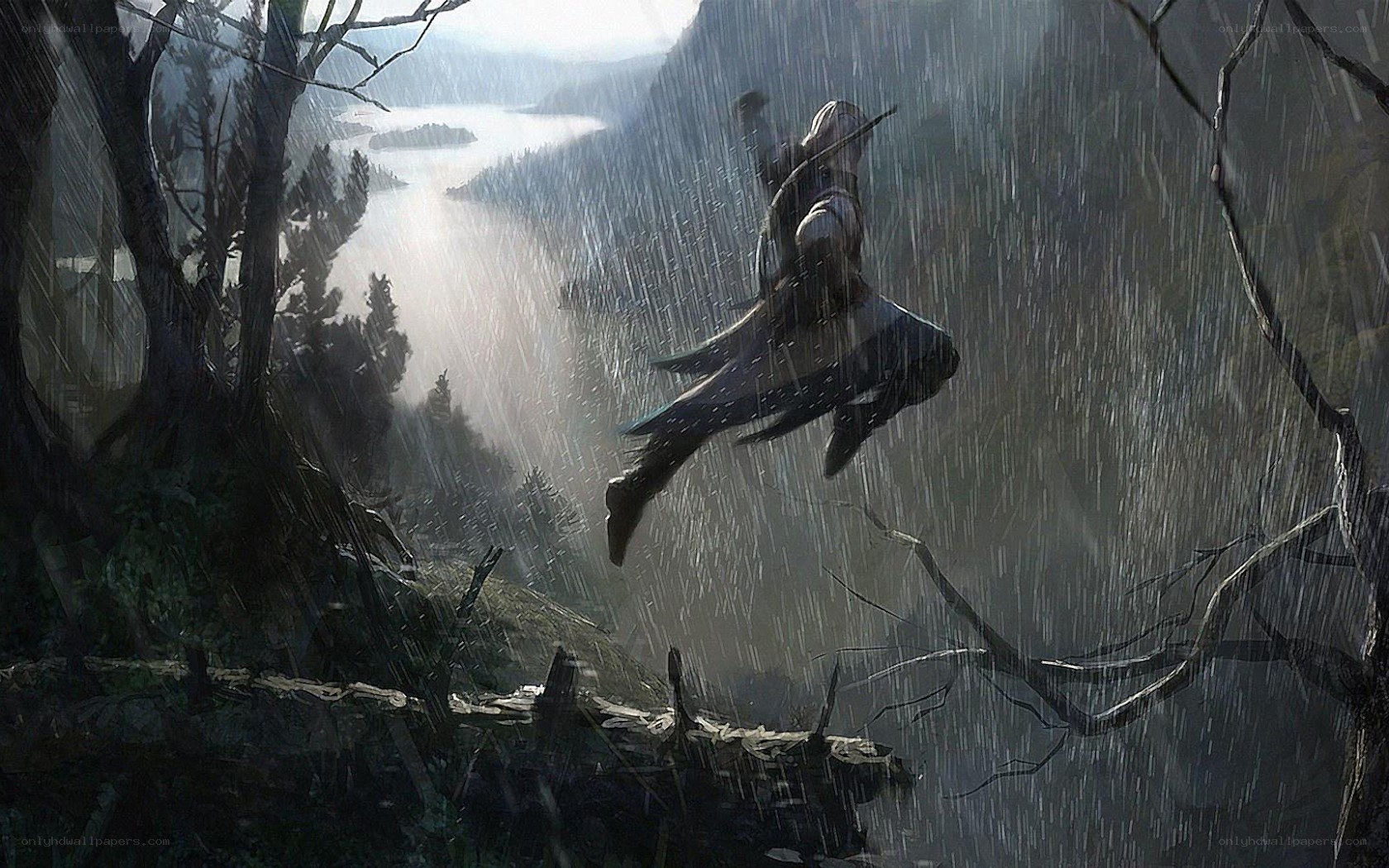 Assassin in the rain