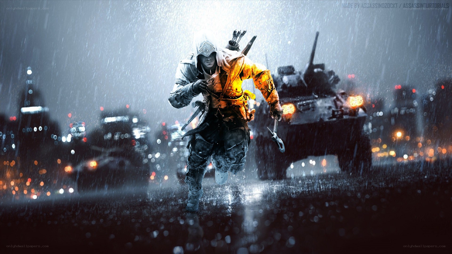 Assassin in the rain