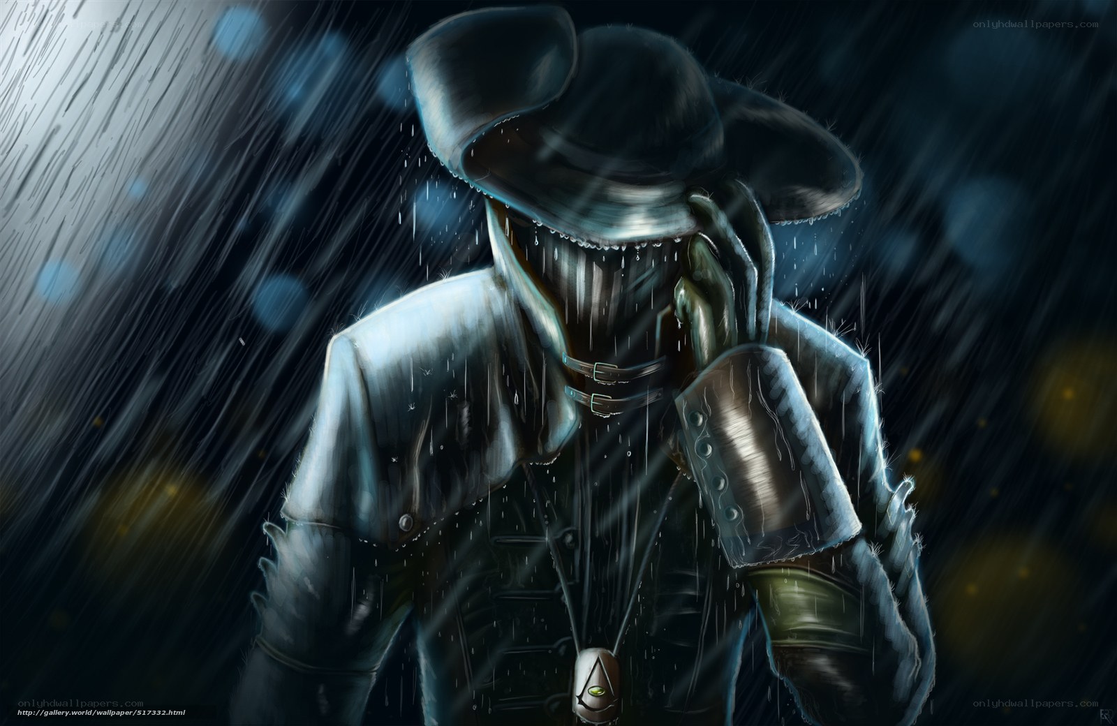 assassin in the rain