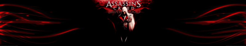 Assassin in White Hood — Black, Dramatic, Digital Art, Red Light Streaks