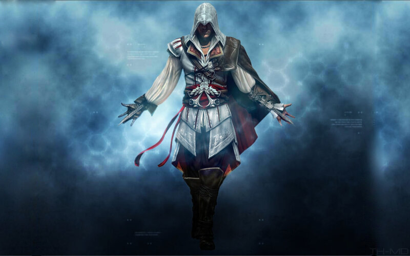 Assassin in White Hood — Blue, Dramatic
