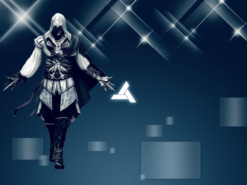 Assassin in White Hood — Blue